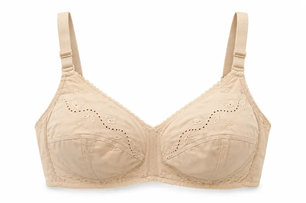 Cotton Bra, Nude