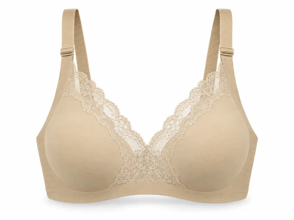 Seamless Non-wired Lace Padded Bra